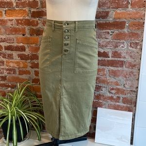 Anthropologie cargo skirt